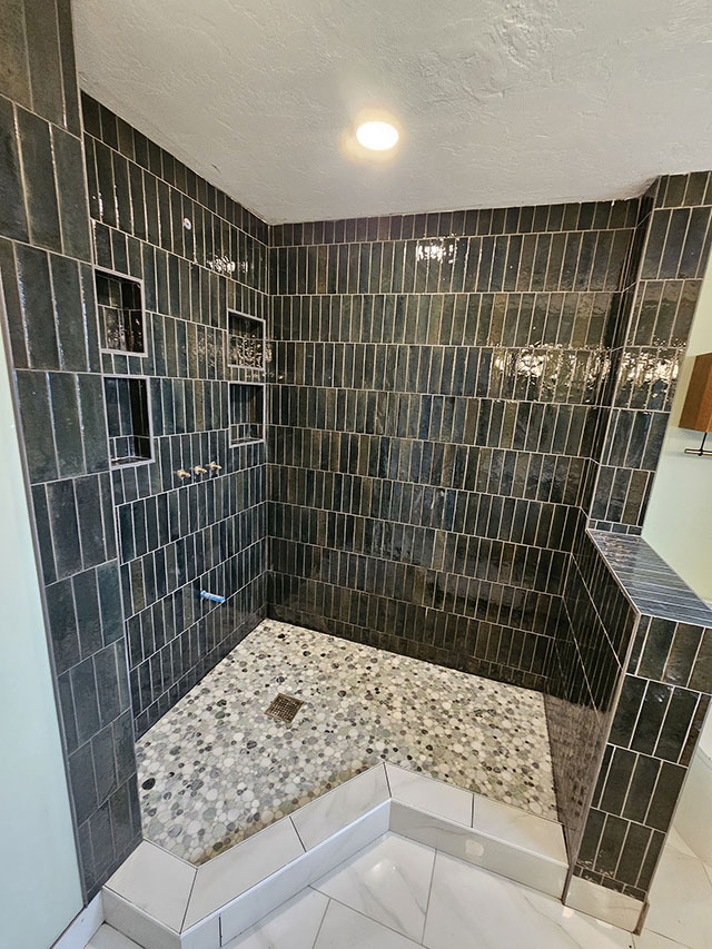 Modern Shower Tile Design