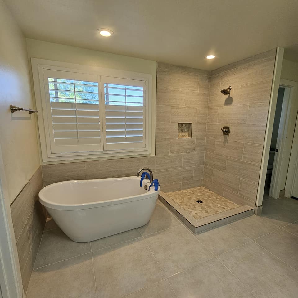 Bath Floor and Shower Finish